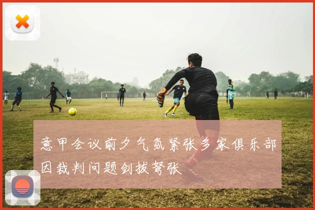 意甲会议前夕气氛紧张多家俱乐部因裁判问题剑拔弩张